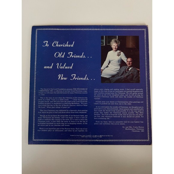 The Sword Of The Lord Presents The Wonder of Christmas 1983 LP AMR Record VG - Picture 2 of 8